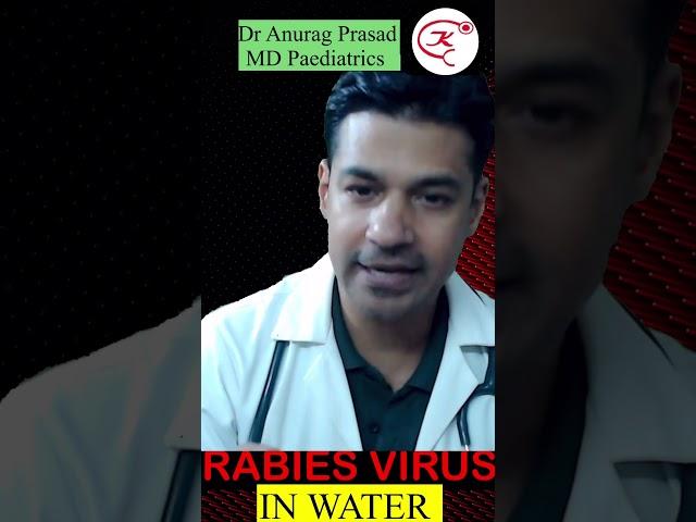 How Long Rabies Virus Survive in Water by Dr Anurag Prasad #rabies #shorts #kidocare