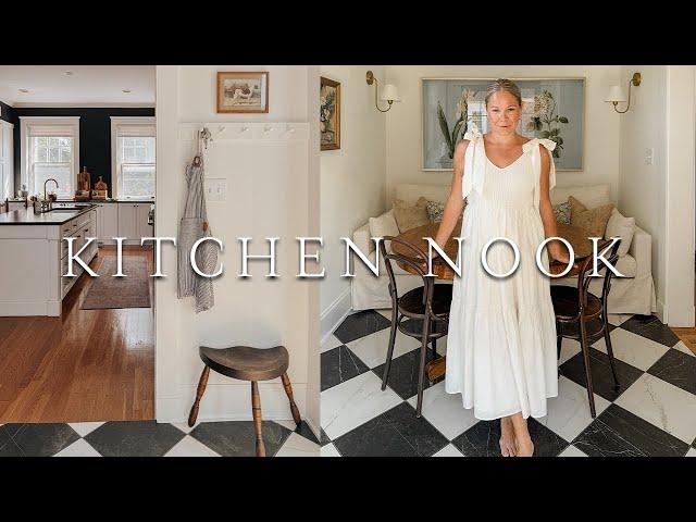 Kitchen Nook Renovation & Makeover - Creating a Cozy Kitchen!