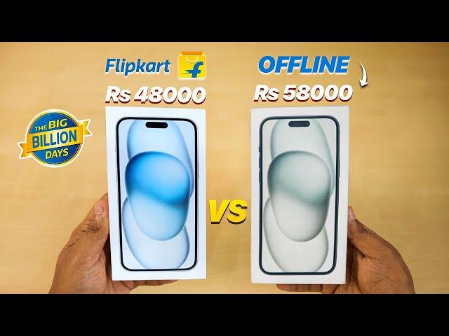 Buying iPhone in Flipkart BBD Sale Vs Offline - Which one is better ?