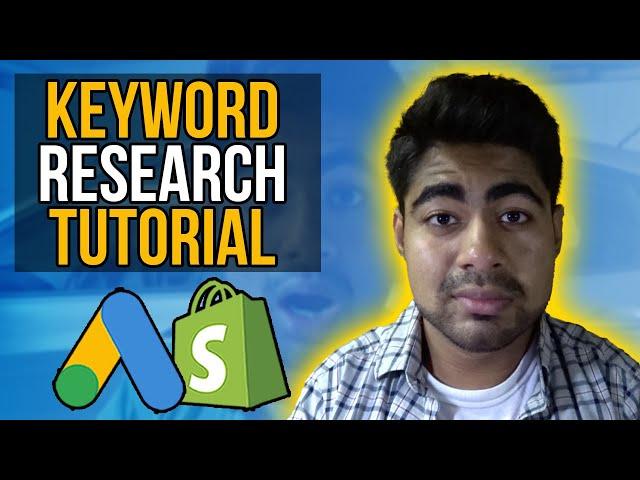 How To Find WINNING Keywords For Google Shopping ADs | Keyword Planner Tutorial