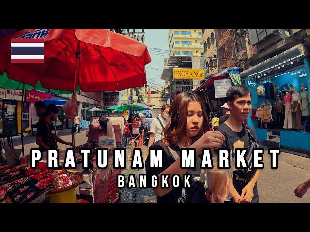 Bangkok's Largest Fake Clothing Market at Pratunam Market  Thailand