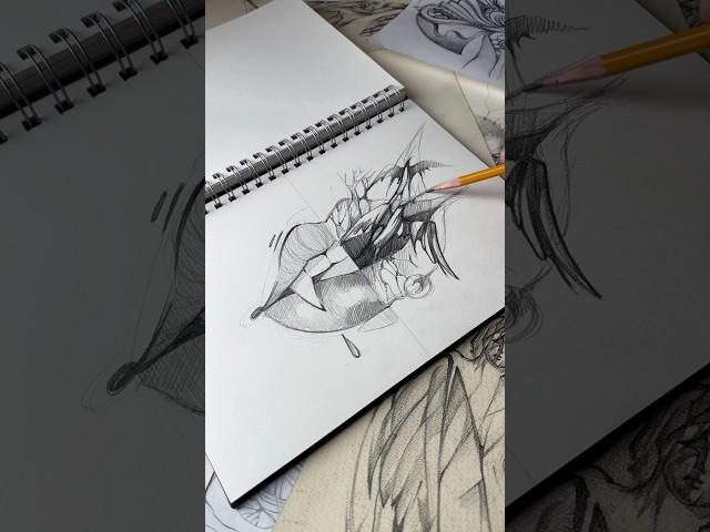 my style vs dad’s style #art #sketchings #artstyle #artwork