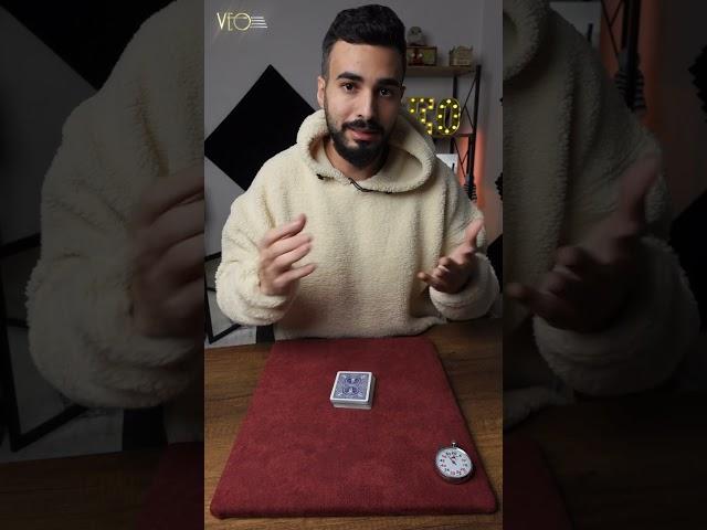 تعلم خدعة خارقة بورق الشدة #shorts