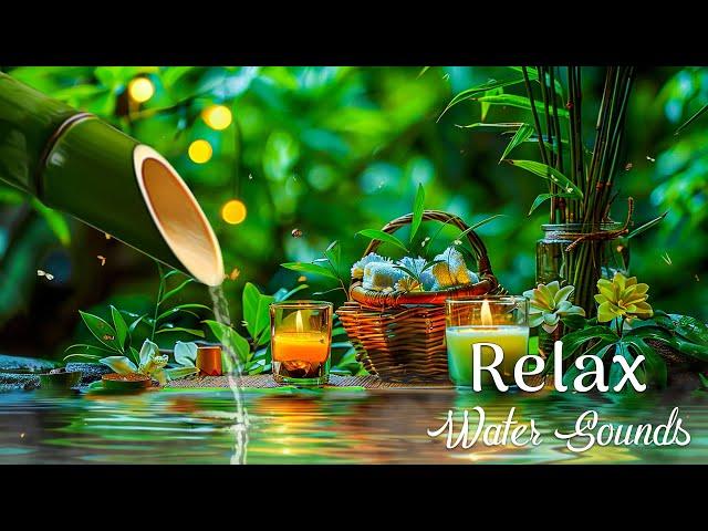 Serenity with Water Fountain and Bird Sounds  Relaxing Music for Sleep, Meditation, Spa Music