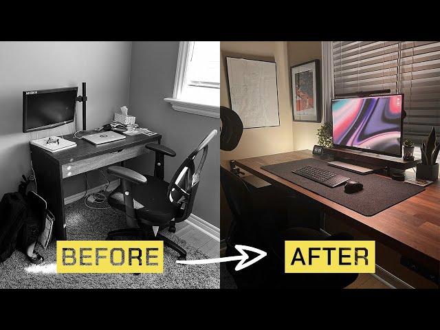 My simple and budget friendly desk makeover 2024