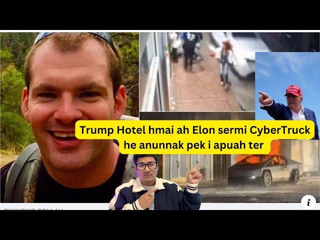 Trump Hotel hmai ah Cyber truck anunnak pek in a puahter