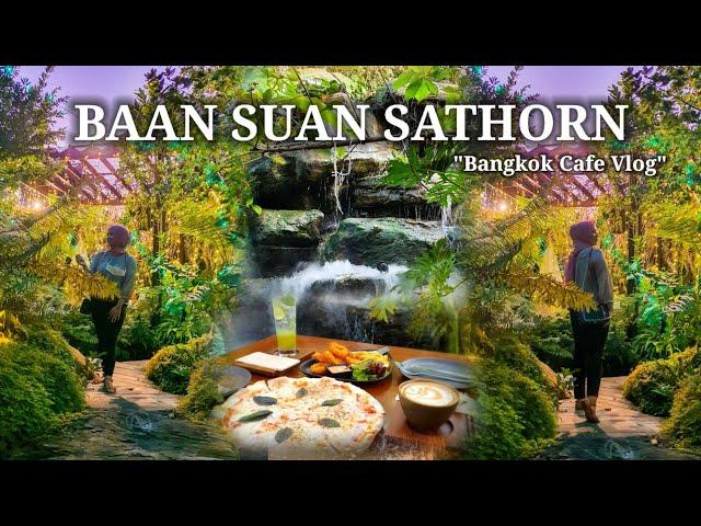 THIS CAFE HAS A WATERFALL IN THE HEART OF SATHORN BANGKOK | HIDDEN NATURE CAFE IN BANGKOK