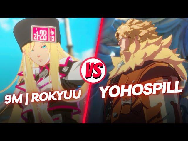 GGST ▰ Rokyuu (Millia) Vs YoHoSpill (Leo) | Guilty Gear Strive High Level Replay 