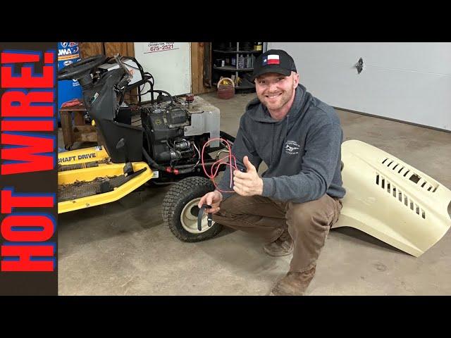 Hot Wire a Lawn Mower & Bypass all Safety Switches!!
