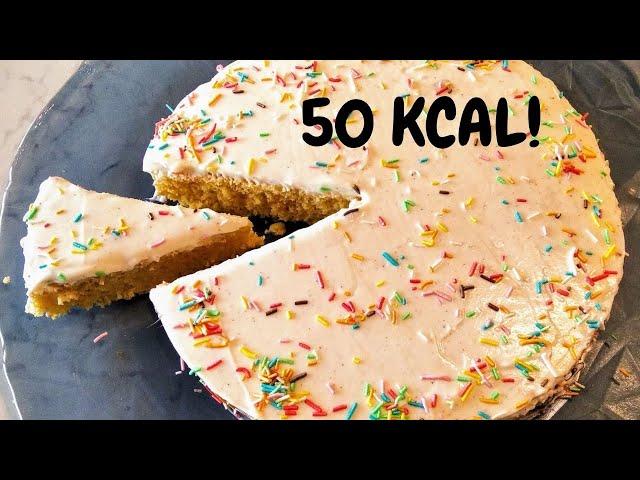 Cake with only 50 kcal for slice/Super fluffy cake low in calories