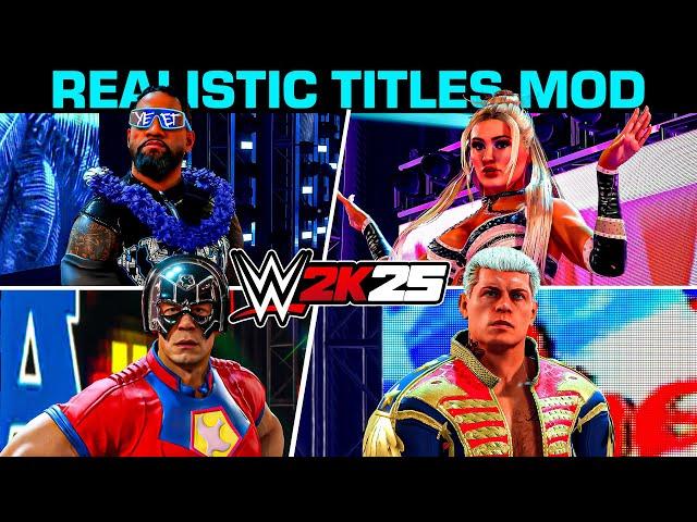 Realistic Mods That Will Turn Your Game Into WWE2K25!