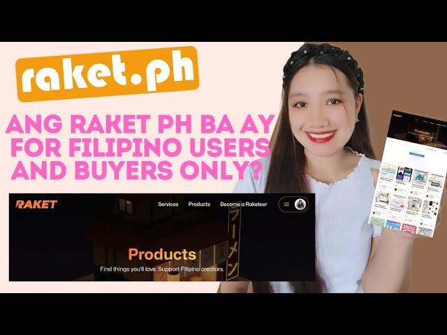 Ang Raket Ph ba ay for Filipino users and Buyers Only? #Raketph2024 #digitalproducts #Vinesvlogs