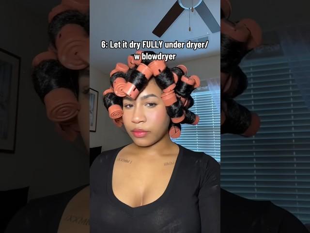 Perm Rod Set Tutorial #afro #afrohair #naturalhair