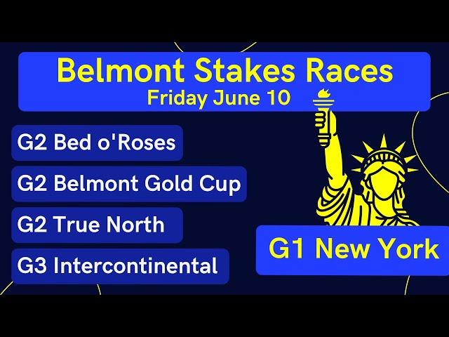 Friday June 10th Belmont Park Stakes Selections