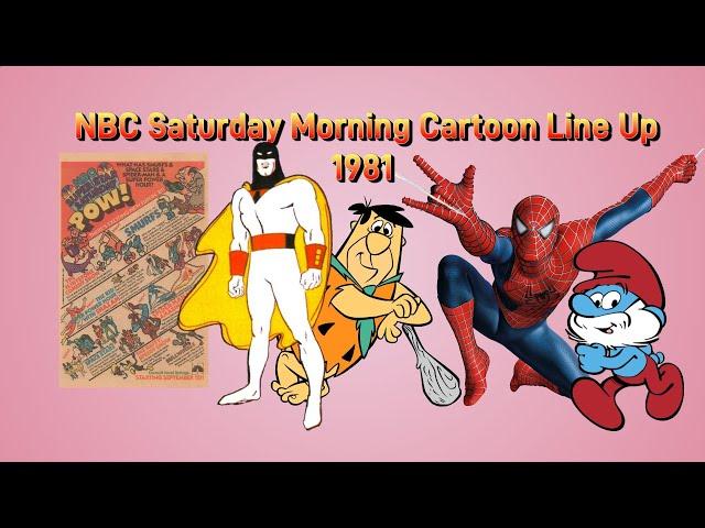 NBC Saturday Morning Cartoon Lineup | 1981