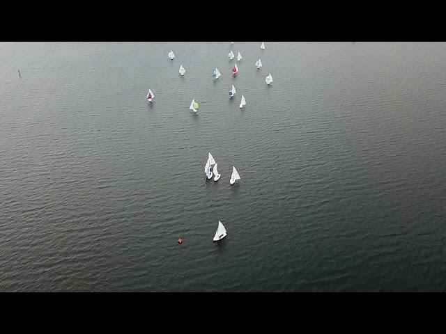 Flying Scot - Downwind Mark Rounding Fall 48 - 2017