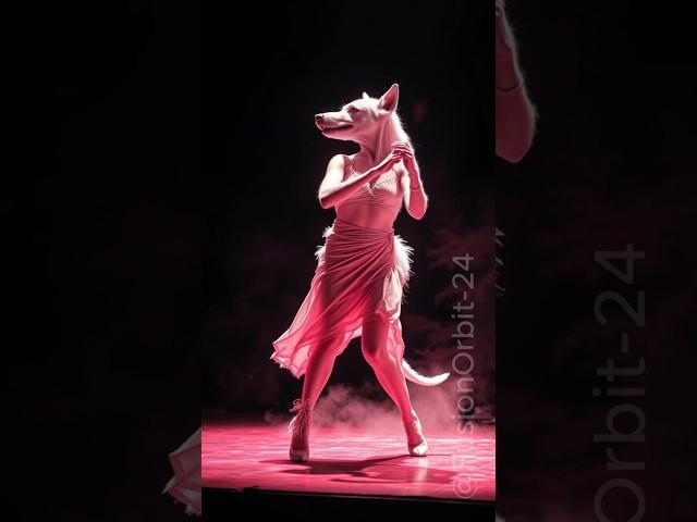 Unleashed Grace: Woman-Dog Hybrid Stuns with a Mesmerizing Dance on AGT Stage. #dance #gottalent