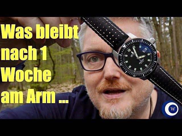 Die EINE für ALLES oder LANGWEILIGER Dreizeiger? 1 Woche am Arm: Guinand Deepwave