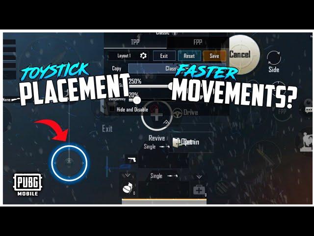 Ultimate guide for best size and placement of joystick in PUBG Mobile