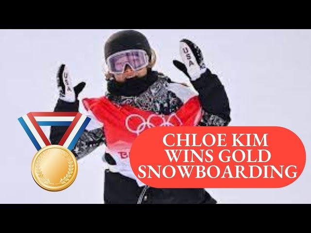 Chloe Kim Wins Gold In Snowboarding Beijing Winter Olympics