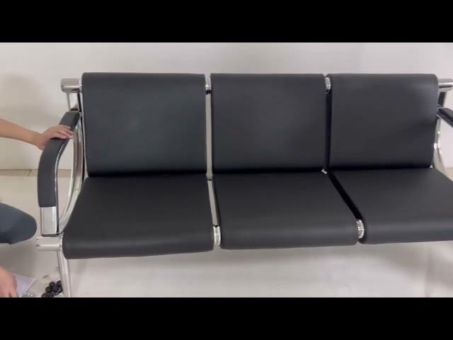 install video of 3-seat waiting room chair IDOS328