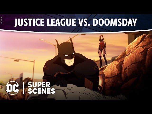 THE DEATH OF SUPERMAN - Justice League vs. Doomsday | Super Scenes | DC