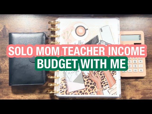 HOW TO SURVIVE ON A TEACHER'S SALARY/SOLO MOM BUDGET WITH ME/BIG NEWS /MINDFULLY MAYA