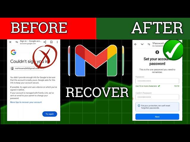 How To Recover Gmail Passport Without Recovery Email And Phone Number !  