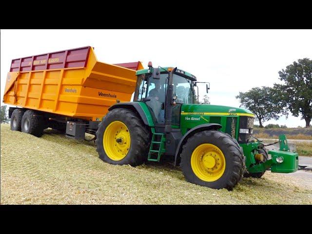 Maize & Corn Cob Mix Harvest | John Deere 8800i & C670i + Stade Cereal Mill / Ginaf F490 and more!