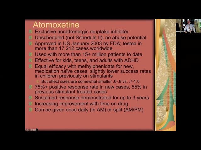 ADHD Medications -  Part III -  Atomoxetine (Strattera)