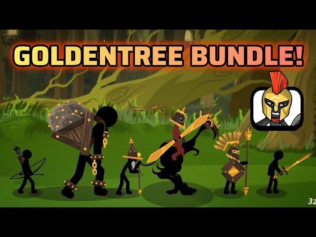 I Bought The New GoldenTree Skin Bundle! Playing With New Skins On 2v2! Stick War: Saga New Update