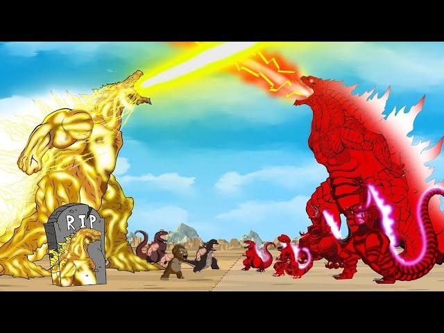 Evolution of GOD GODZILLA vs Evolution of RED SHIN GODZILLA: What is an Energy Transformation???