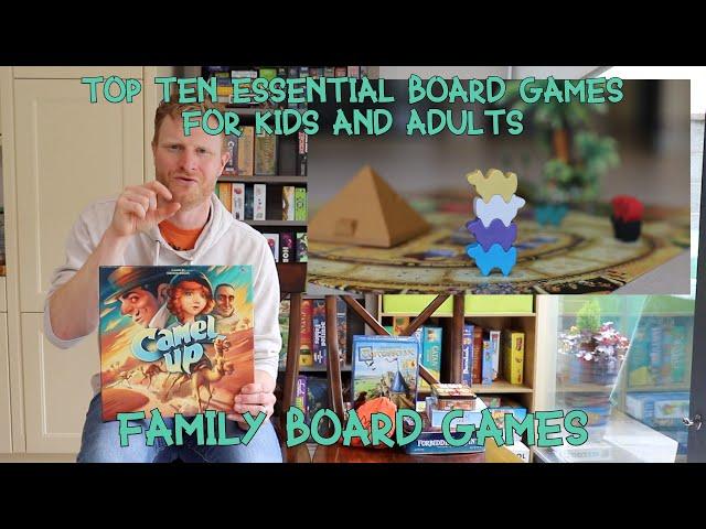 Top 10 Essential Board Games for Kids and Adults