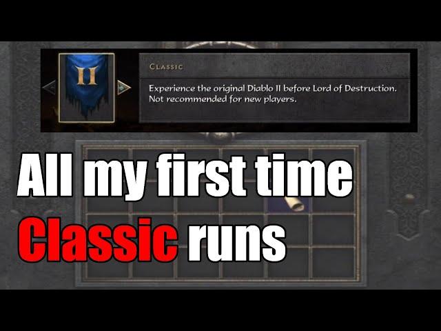 I Defeated D2R Classic With Every Class (Compilation)