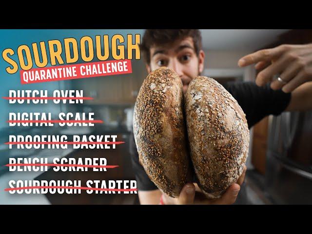 Can I Make Sourdough Bread with No Baking Equipment?