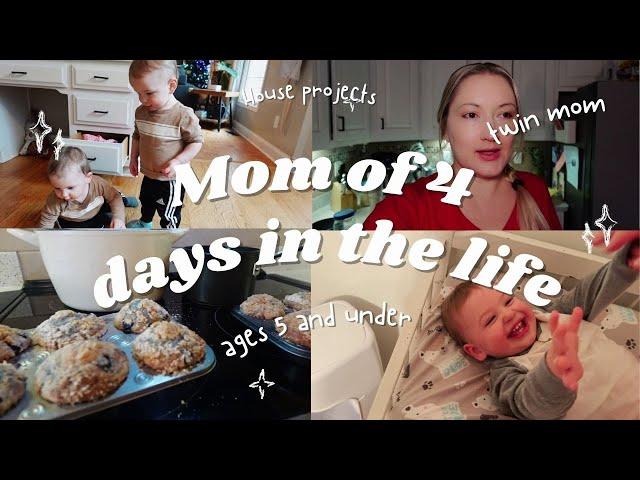 twin mom day in the life  mom of 4 // holiday time vlog