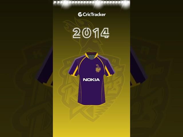 Jerseys over the years - KKR edition