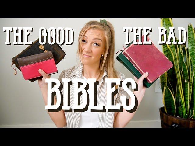 BIBLES & STUDY BIBLES THAT I OWN, USE AND RECOMMEND! + translations to stay away from!