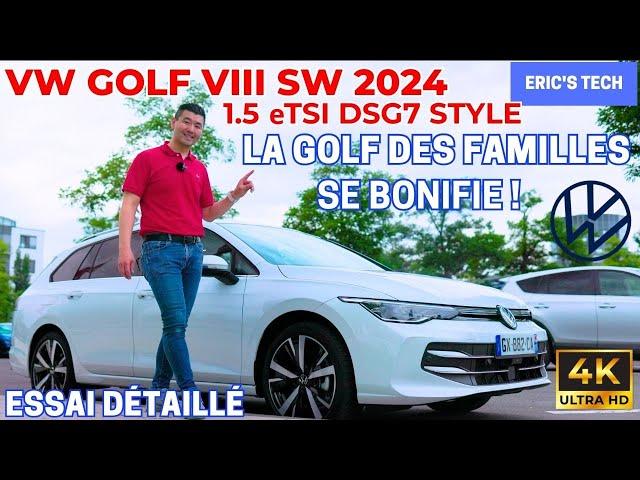 Nouvelle VW Golf VIII SW Style 1.5 eTSI DSG7 - La Golf des familles se bonifie [4K]