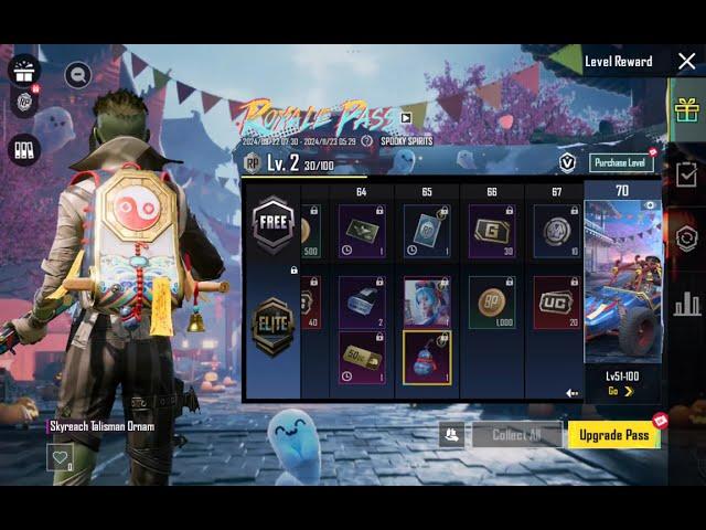  BGMI A9 Royal Pass: Spooky Spirits RP Level 1-100 Rewards Revealed! 