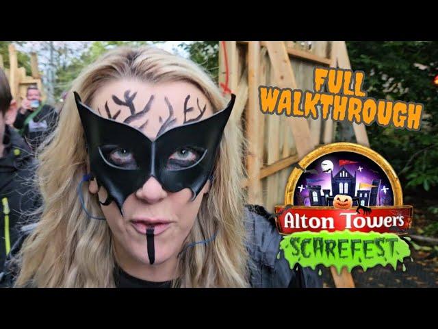 BURIAL GROUNDS - Alton Towers Scarefest POV (NEW Scarezone For 2023).
