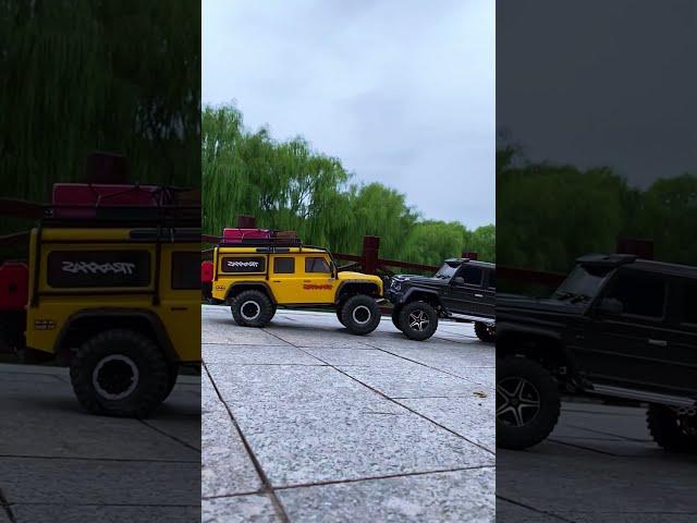 RC Toy: Two off-road rc vehicles crashing testing 