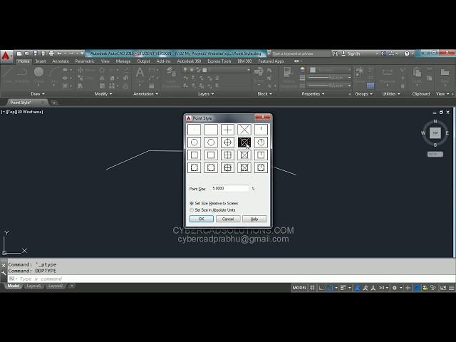 How to Change Point Style in AutoCAD