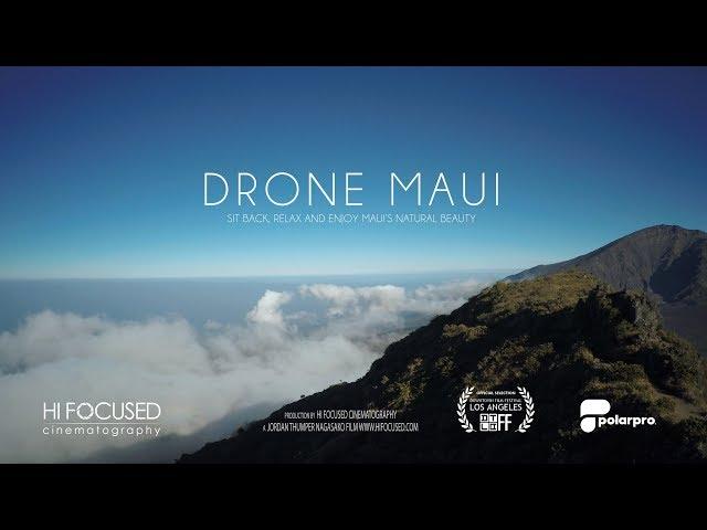 Drone Maui in 4K  / Aerial Maui Film / Lahaina Front St