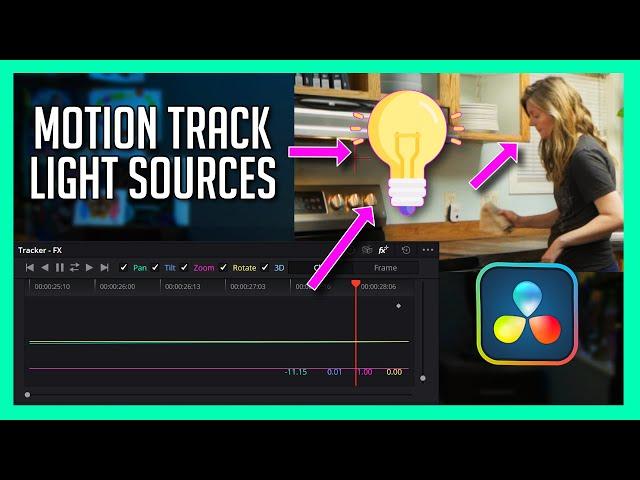 Motion Track Light Sources for Relight OFX! - DaVinci Resolve 18.5 Beta New Feature