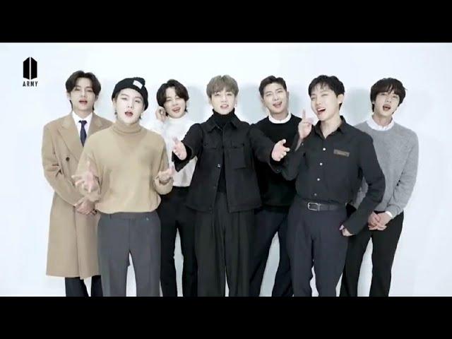 Japan Fanclub「from BTS」2022 New Year Greetings