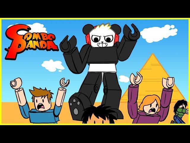 Roblox Battle as a GIANT BOSS Let's Play with Combo Panda