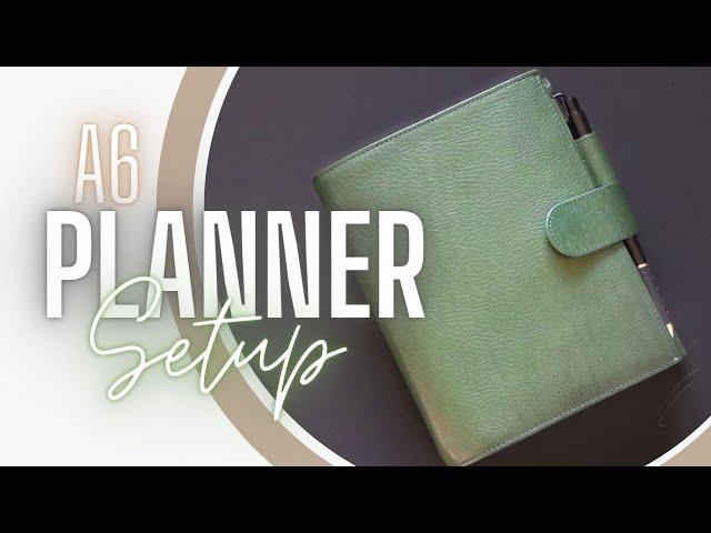 A6 Planner Setup | Gillio Compagna | Martin-Made TV