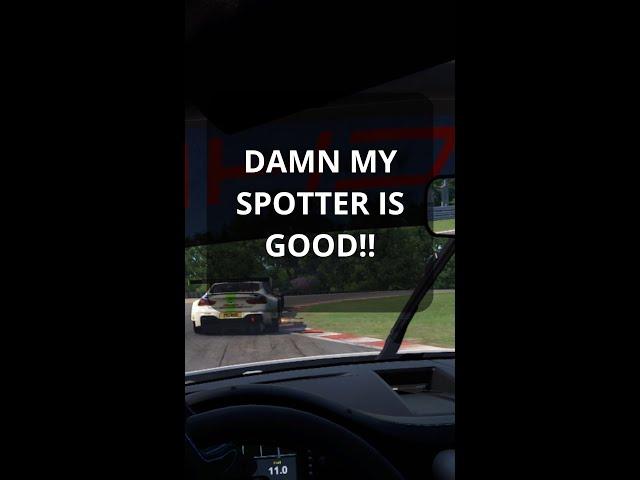 DAMN! My Spotter is GOOD!!   | Automobilista 2 #simracing #gaming #shorts