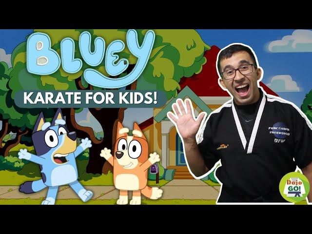 Learn Karate At Home 15 Minutes | Bluey | Dojo Go! (Week 65)